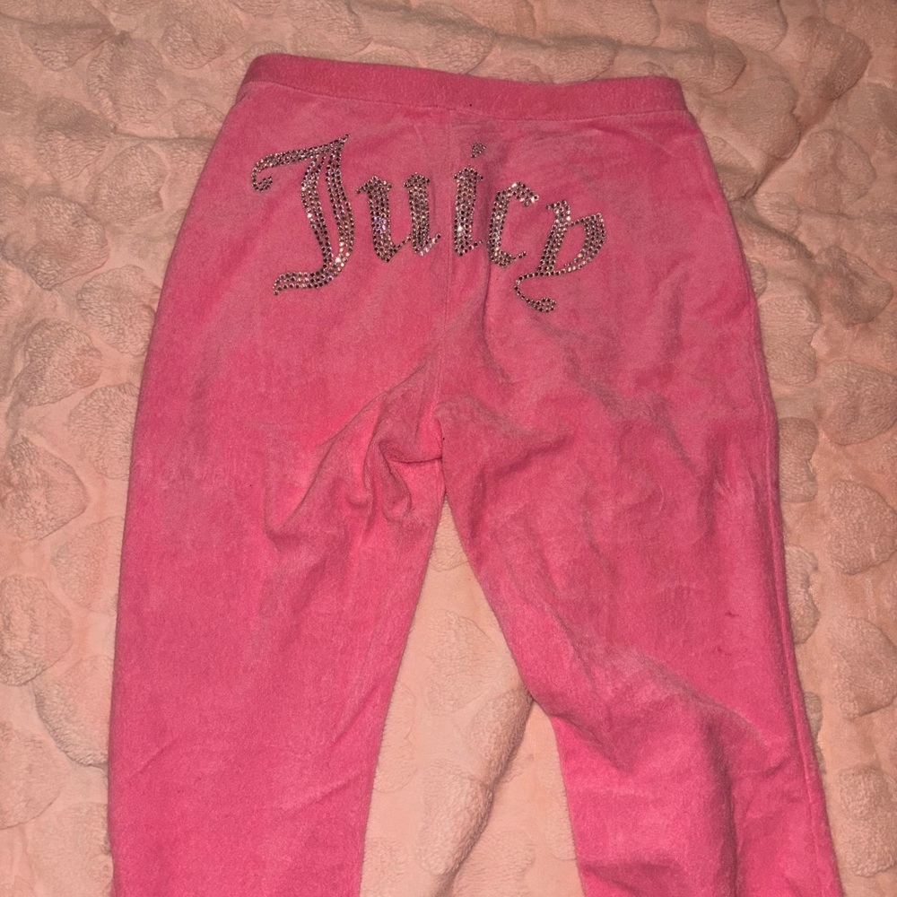 Juicy Couture Pink terry cloth Bottoms